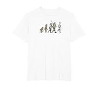 Strange Brew Evolution to Legos Cartoon T-Shirt, Men's Big and Tall, White, 4X Tall