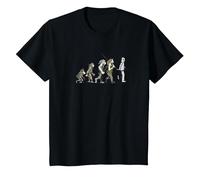Strange Brew Evolution to Legos Cartoon T-Shirt, Youth, Black, 4T