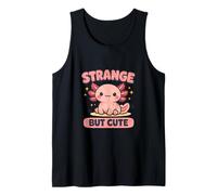 Strange But Cute Axolotl Funny Kawaii Amphibian Tank Top