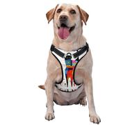 Strange Cat Large Printed pet Traction Vest for Pets to wear When Walking The Dog or Climbing Mountains