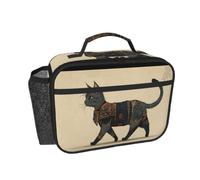 Strange Clothing Cat Lunch Box- Reusable Thermal Tote with 3-Layer Insulation, Leakproof & Easy to Clean - Lunch Box for Office, Gym, Picnic
