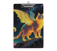Strange Creature Clipboard 8.5×12.5 Inch Acrylic Clip Board with Metal Clip A4 Letter Size Decorative Clipboard Cute Hanging Clipboards for Office, Teacher, Nurse, Doctor,