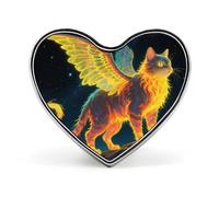 Strange Creature Lapel Pin Heart Metal Brooch Pin with Secure Pinback Fashion Button Badge for Clothing, Hats, Bags Decoration