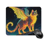 Strange Creature Mouse Pad Square Mice Mat Waterproof Computer Mousepad with Non-Slip Rubber Base Wireless Mice Pad for Laptop Office Home Personalized Gaming Mousepad 20 * 25cm