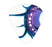 Strange creature Printed pick set - 12 pieces, thin, medium and thick guitar picks, suitable for guitar, bass, electric guitar and ukulele