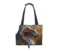 Strange dragon print Puppy Carrier Walking Dog Bags Pets Dogs Carrier Bags for small Dogs and Cat and Rabbit