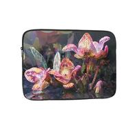 Strange Flowers Patterned Laptop Case - 12 inch Slim and Portable, Suitable for Office Travel and Commute