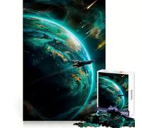 Strange Green World 1000 Piece Jigsaw Puzzles for Teenagers Smart Game Bonding Time Image Assembly Fine Art Piece 38x26cm