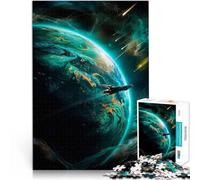 Strange green world1000 Piece Jigsaw Puzzles for teenagers Jigsaw Analysis and logic for is ideal as a gift for the whole family 38x26cm