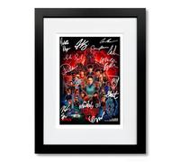 Strange Hawkins Thing Cast Signed Autograph A4 Poster Photo Print Photograph Artwork Wall Art Picture TV Show Series Season Gift (Season5, A4 Framed & Mounted)