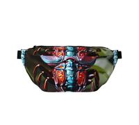 Strange Insects Crossbody Waist Bag.Large Capacity, Waterproof And Dustproof, Secure Zipper, Suitable For Travel And Outdoor Activities.