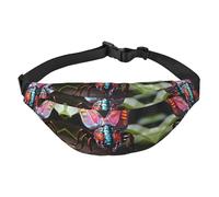 Strange Insects Large Fashion Crossbody Waist Bag, Travel Casual Boys Waist Bag, Suitable for Sports, Running, Cycling, Traveling, Fishing