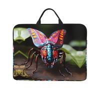 Strange Insects Print 14in Laptop Case Sleeve Bag, Portable Handle for Business Trip, Commuting, Fits Notebook & Tablet