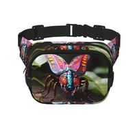 Strange Insects Printed multifunctional waist bag, unisex trendy messenger bag, travel sports storage bag