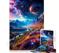 Strange Landscape 1000 Piece Jigsaw Puzzle for Teenagers Mind Game Toy Stress Release Neat Cut Artistic Gift 50x75cm