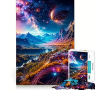 Strange Landscape 1000 Piece Jigsaw Puzzles for Adults Sharp Logic Toy Home Leisure Tight Cut Heartfelt Gift 38x26cm