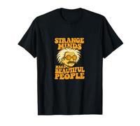 Strange Minds Make Beautiful People Mad Scientist Retro T-Shirt