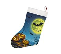 Strange Night Christmas Stockings Large Soft Plush Christmas Stocking Hanging Ornaments Personalized Xmas Tree Hanging Stocking Decorations for Home Holiday Party