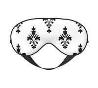 Strange Pattern Print Sleep Mask with Adjustable Strap, Comfortable Eye Cover for Travel, Yoga, Napping, Sleeping & Relaxation