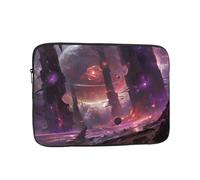 Strange Planet Space Patterned Laptop Sleeve 17 Inch Shockproof For Slim Protective Notebook Computer Bag Briefcase