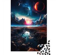 Strange Planets 1000-Piece Jigsaw Puzzle for Adults, 38x26cm/1000pcs, Low-dust White Cardboard Pieces; A Quiet Indoor Pastime at Home