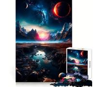 Strange Planets 1000 Piece Jigsaw Puzzles for Teenagers Cognitive Toy Slow Enjoy Premium Edge Santa Wish Pick 38x52cm
