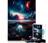Strange Planets 1000 Piece Jigsaw Puzzles for Teenagers Cognitive Toy Slow Enjoy Premium Edge Santa Wish Pick 38x52cm