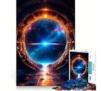 Strange Portal 1000 Piece Jigsaw Puzzles for Teenagers Jigsaw Solid Logic Toy Calm Fun Precision Cut Santa Wish Item 50x75cm