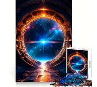 Strange Portal 1000 Piece Jigsaw Puzzles for Teenagers Jigsaw Solid Logic Toy Calm Fun Precision Cut Santa Wish Item 50x75cm