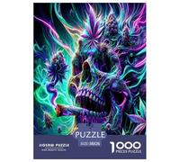 Strange Skeleton 1000 Pieces Jigsaw Puzzles for Adults Impossible Beautiful Home Decoration Challenge High Difficulty 38x26cm/1000pcs