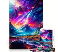 Strange Sky 1000 Piece Jigsaw Puzzles for Teenagers Jigsaw Solid Logic Toy Calm Fun Precision Cut Santa Wish Item 50x75cm