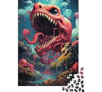 Strange Snake Jigsaw Puzzles Puzzles for Adults Kids. 1000 Pieces Great Gifts Challenge Toy Educational Game Home Decoration for Adults& Kids Age 14 Years Up 1000pcs (75x50cm)