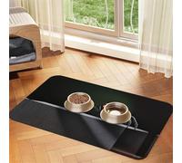 Strange Spiders Pet Feeding Mat Dog Cat Eating Food Absorbent Leather Tablecloth for and Water Bowl Waterproof No Stains Quick Dry Non-Slip 17.72 * 11.8IN