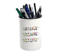 Strange Thing ABCD Birthday, Christmas, Secret Santa Desk Accessories Pen/Pencil Pot Makeup Pot Brushes Holder Stuff Storage Pot.