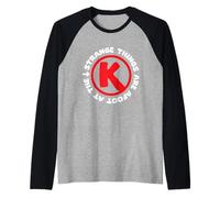 Strange Things Afoot in The Neighborhood with Friends Raglan Baseball Tee