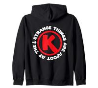 Strange Things Afoot in the Neighborhood with Friends Zip Hoodie
