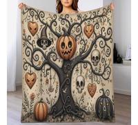 Strange Trees Blanket Throw Blanket,Cozy Plush Fleece Flannel Gothic Branches Blankets Party Gifts for Girls Boys Women Men King Size