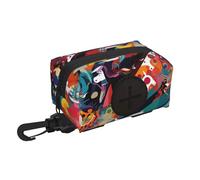 Strange Watercolor Pet travel garbage bag storage bag Essentials for hiking or camping in the countryside Ensure you have an enjoyable experience