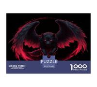 Strange Wolf Jigsaw Puzzles 1000 Pieces Women, Gifts for Men Classic Educational Games Cartoon Style Home Decoration 70x50cm/1000pcs