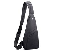 Strangefly Lightweight Sling Bag for Men Crossbody Pocket Bag Casual Shoulder Backpack Anti-Theft Side Chest Bag Daypack Black