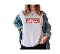Stranger Friends Dont Lie Things Tshirt (as8, Alpha, l, Regular, Regular, Grey)