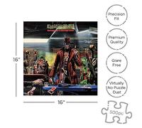 Iron Maiden - Stranger in a Strange Land - 500 Piece Challenging Adult Jigsaw - Officially Licenced Premium Precision Fit 39cm x 39cm Puzzle - Perfect for Family Fun and Heavy Metal Rock Music Fans