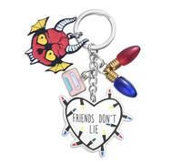 Stranger Keychain Friendship Gifts Keychains Merch Halloween Collection Gift
