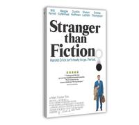 Stranger Than Fiction Movie Poster Canvas Poster Wall Art Decor Print Picture Paintings for Living Room Bedroom Decoration 12x18inch(30x45cm)