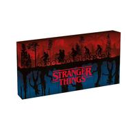 Stranger Things 2 Worlds Letterbox Light Up Canvas in Pale Blue Stranger Things Pale Blue
