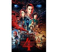 Stranger Things (2016) (Season 4) Tv Show Poster Framed or Unframed Glossy Poster (A3-297 × 420 mm Unframed) (A3-297 × 420 mm Framed)