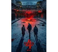 Stranger Things (2016) (Season 4) V4 Tv Show Poster Framed or Unframed Glossy Poster (A3-297 × 420 mm Unframed) (A4-210 × 297 mm Unframed)