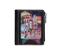 (Stranger Things 3 Fan_1891) Men's Women PU Leather Wallets Compact Bifold with Zipper & Multiple Card Coins Slots Black Stylish Durable Graphic Design Print for Girl Boys