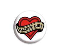 Stranger Things 4 Hacker Girl Button Badge