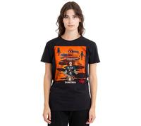 Stranger Things 5 Butcher Billy Chapter 4 Ladies T Shirt, Black, Small